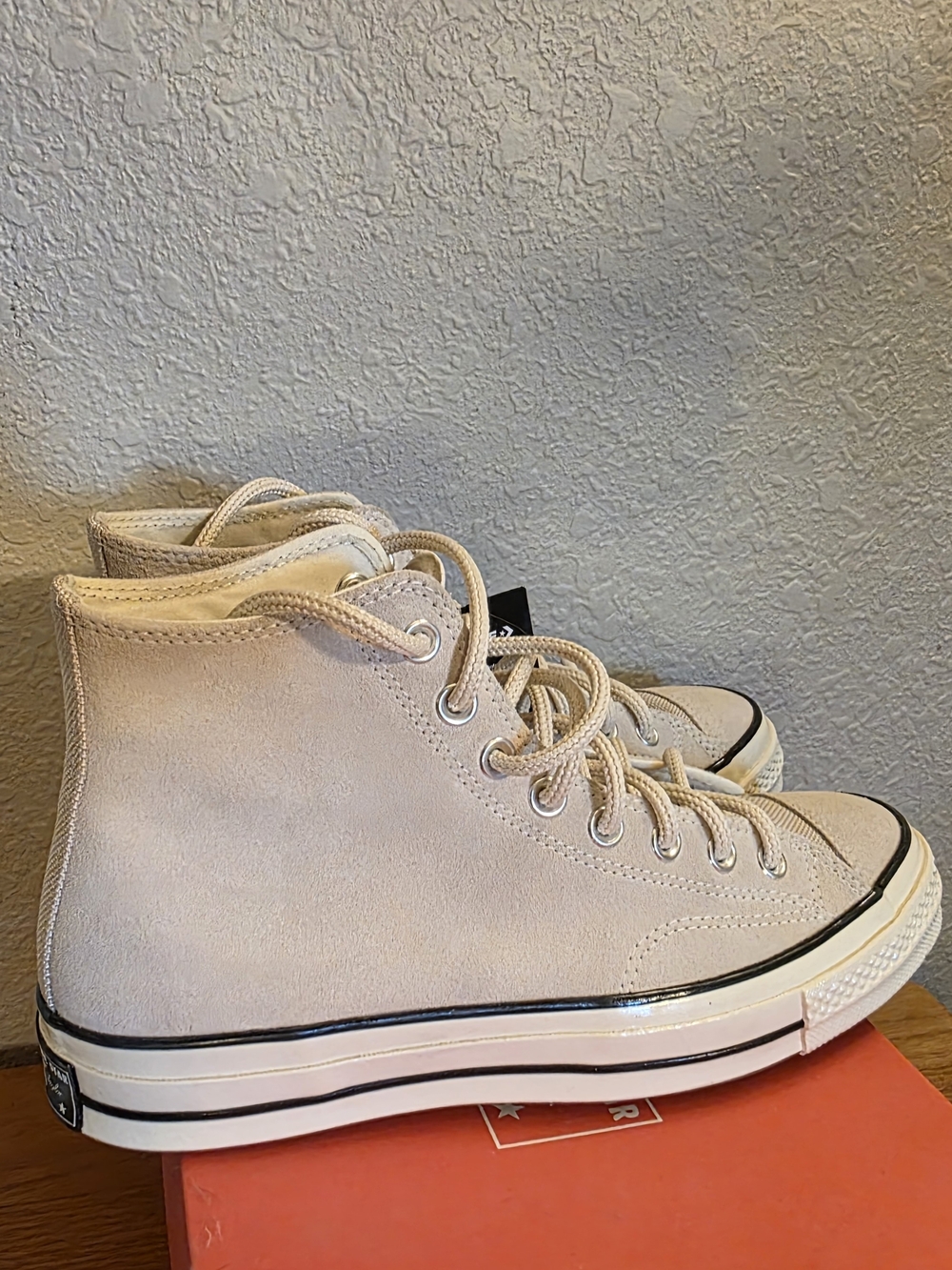 Converse Chuck 70 Hi Suede Natural Ivory M8/W10, 41.5